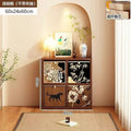 Simple bookcase all-in-one cabinet wall-mounted storage sofa side cabinet living room partition storage multi-layer storage cabinet bedside