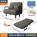 Folding sofa bed - space-saving, multi-functional bed for small apartments & balconies - convertible bed, extendable pull-out sofa bed with metal frame for living rooms