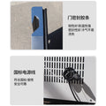 Dual temperature cooked food cabinet, delicatessen, braised meat shop, commercial refrigerated and frozen desktop duck neck display cabinet with glass window