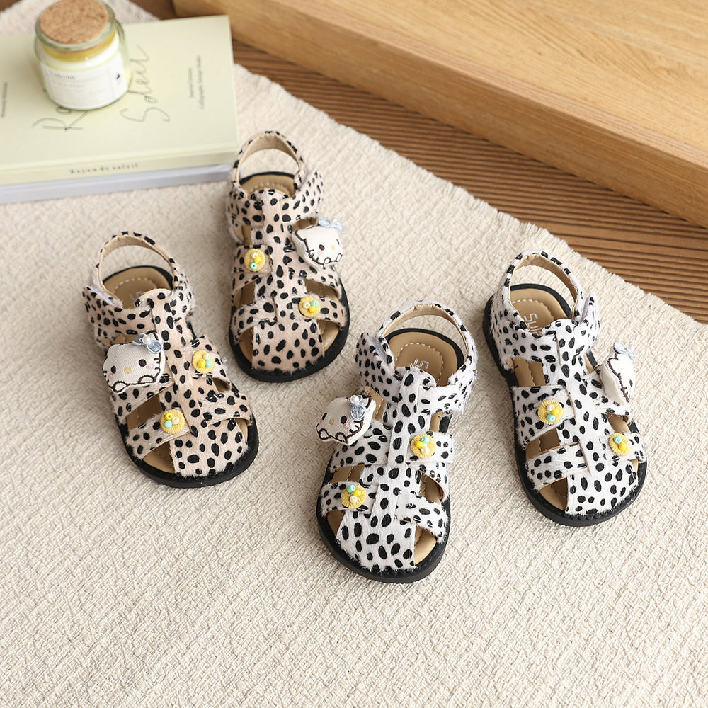 Baby girl sandals  summer kids closed-toe roman sandals super cute princess shoes bowknot girls birkenstock sandals