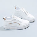 Spring autumnew arrivaldaily round toe flat heel white shoes female student casual shoes k-style breathable female sports sneakers female