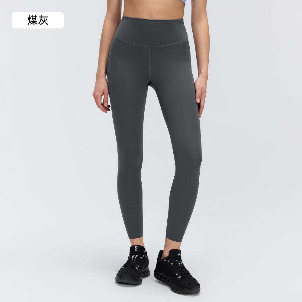 High-waisted butt-lifting yoga pants with pockets - women's outerwear leggings, tummy control, slimming, running & fitness pants d26061