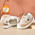 Toddler shoes for baby boys 0-1-3 years old, autumn/winter infant and toddler shoes for baby girls, soft sole non-slip, fleece-lined, extra thick cotton shoes
