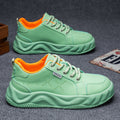 2025 new men's breathable versatile bestselling athletic leather casual chunky sole height increasing anti-slip trendy shoes