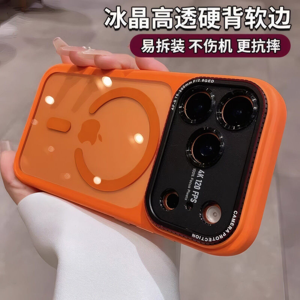 Large window suitable for iphone17 mobile phone case leica transparent magnetic suction apple 16/15promax/14 protective cover