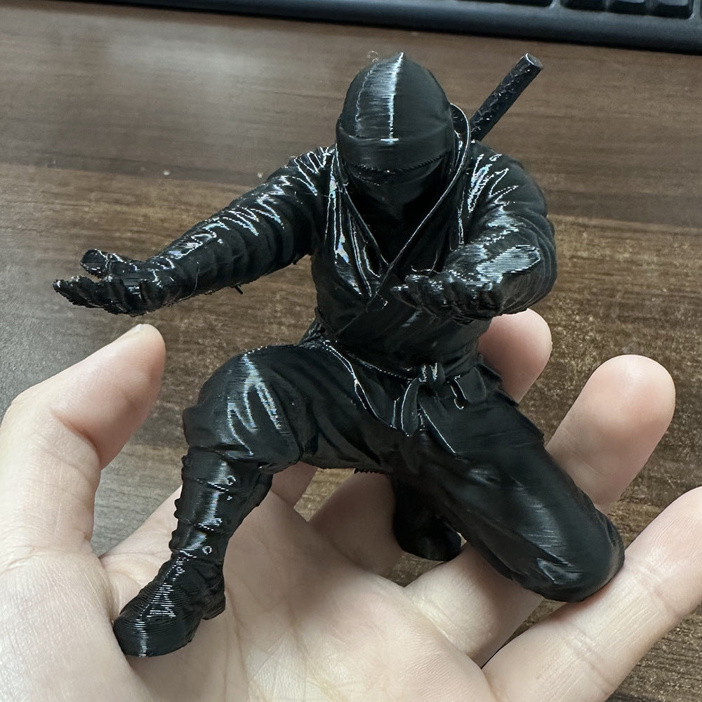 New cross-border 3d printed ninja pen holder 3d pen holder office classroom desktop decoration ornaments storage creative stand