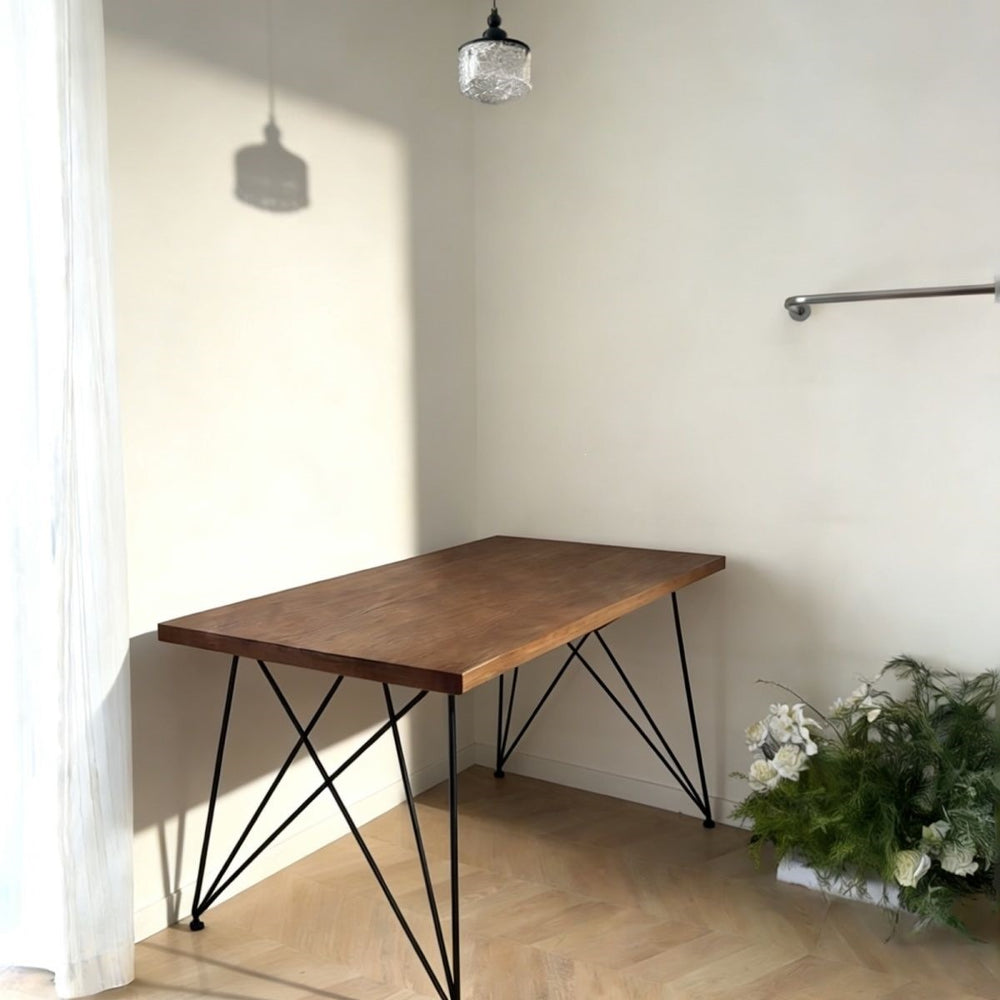 Solid wood desk - chinese style minimalist long table - home computer desk - living room desktop office large board table - student writing desk