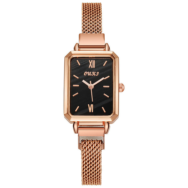 Live broadcast popular douyin sales retro elegant women's watch wholesale watch women's small square watch women's watch small green