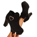 winter new arrival: fleece-lined high heel boots for cross-border e-commerce, sizes 35-43 (eu sizes). available in larger sizes. price difference: $0.5. dropshipping available for  and