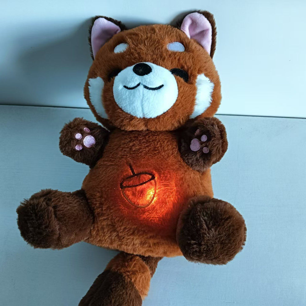 popular plush toy breathing koala bear to soothe kids sound and light bear doll doll spot wholesale