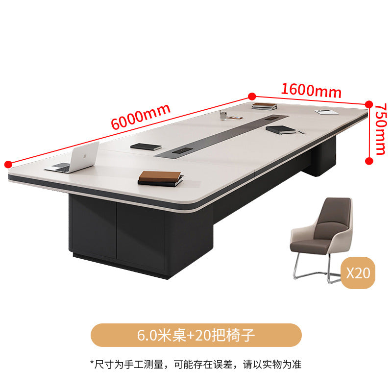 Saint li office executive desk conference table meeting room table and chair set furniture large employee training table
