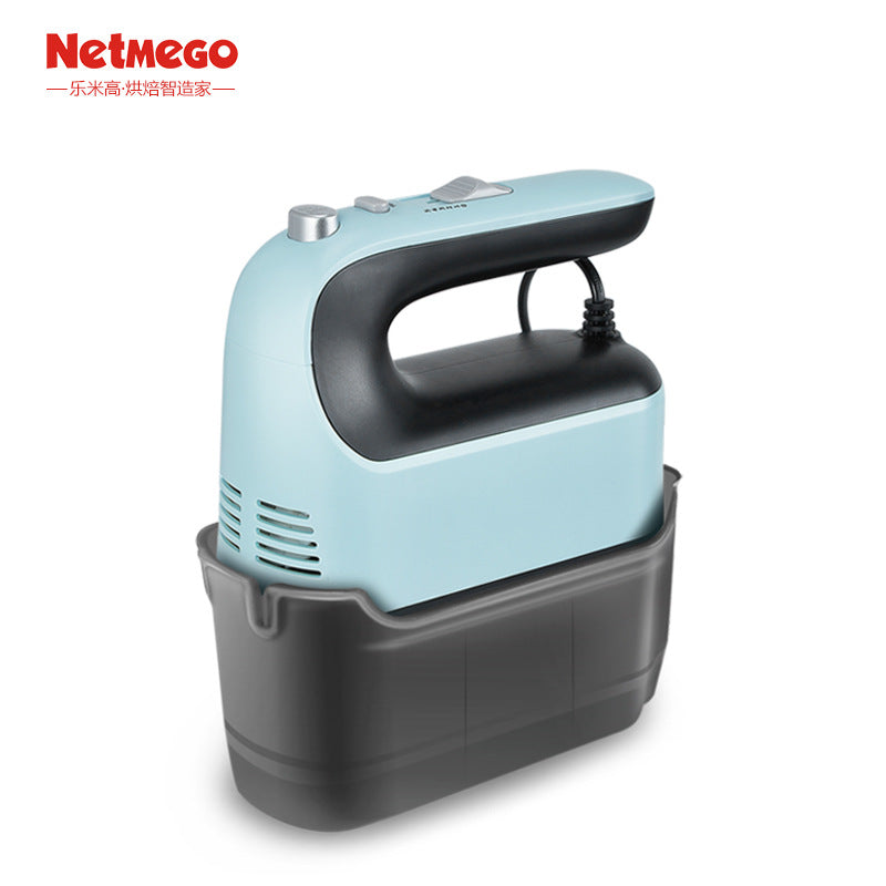 Lemigao electric egg beater household handheld egg beater egg beater 5th gear 300W with storage box code packet of the released version