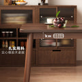 Nordic solid wood dining table & computer desk - perfect for small spaces, student study, and rental apartments - rectangular dining table