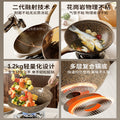 Alfita granite non-stick titanium wok - suitable for gas and induction cooktops