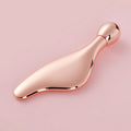 Metal eye roller ball teardrop shaped massage stick eye cream stick single ball lifting facial massage gift box facial beauty stick