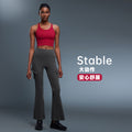 New sports bra - shockproof, sexy open-back, thin strappy tank top - women's yoga bra d19095