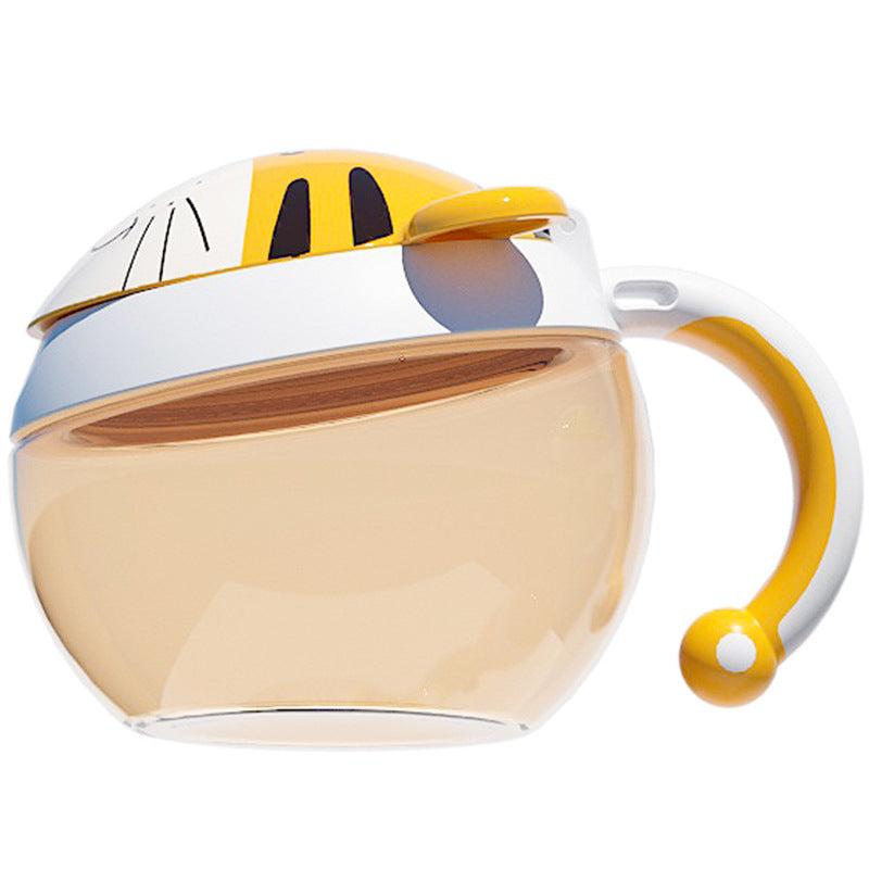 new arrival cartoon plastic snack jar outdoor tritan sealed kids snack bowl baby snack feeding