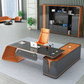 Painted boss desk office desk creative executive desk casual modern office desk medical beauty consultation table and chair set