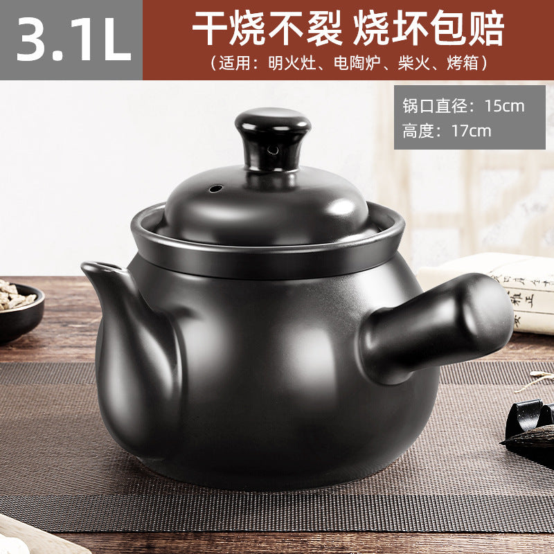 Old-fashioned chinese medicine pot for boiling medicine, casserole, for home, frying pot, frying pan, medicine pot, special medicine pot for boiling medicine