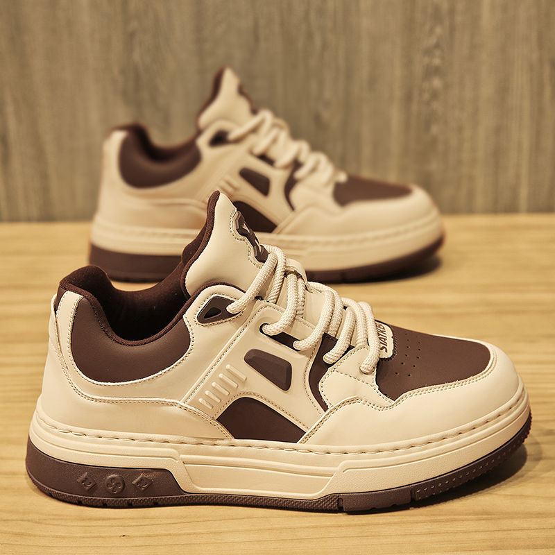 Men's shoes: 2025 spring new arrivals - premium, versatile black and white panda sneakers - student style, athletic, casual, and trendy white shoes