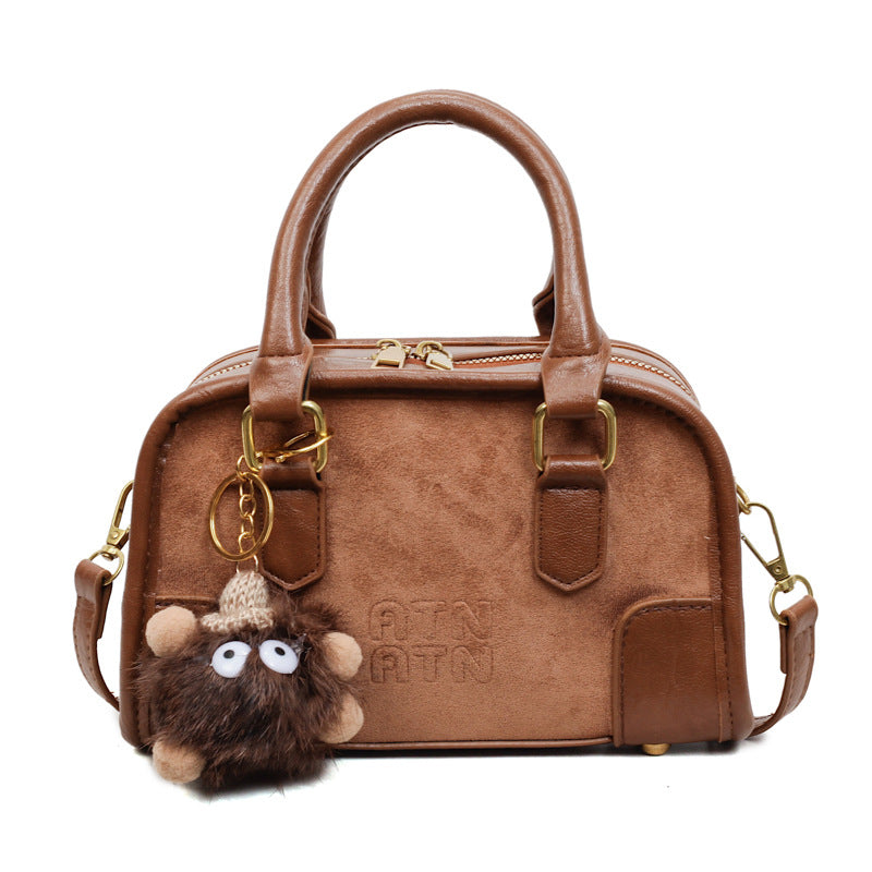 retro small square bag women's 2025 new high-end texture versatile commuter shoulder bag fashionable handbag crossbody bag