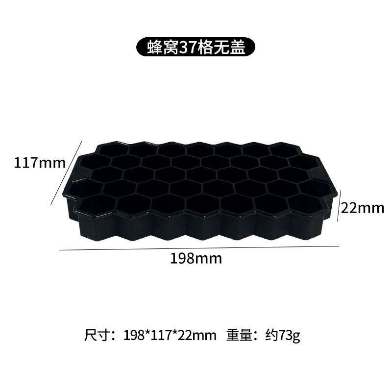 Freeze ice cube mold with lid silicone ice grids ice making film skull square ice maker cocktail ice ball film