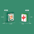 Trendy chinese mahjong diamond micro-particle children's educational building blocks - complete set, birthday gift, wholesale for street vendors
