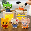Compatible with lego micro bricks, children's educational building blocks, puzzle assembly gifts, cartoon figures, for boys and girls, suitable for street vendors
