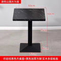 Commercial fast food table and chair set combination - restaurant, diner, snack bar, bbq, catering table, bubble tea shop rectangular table