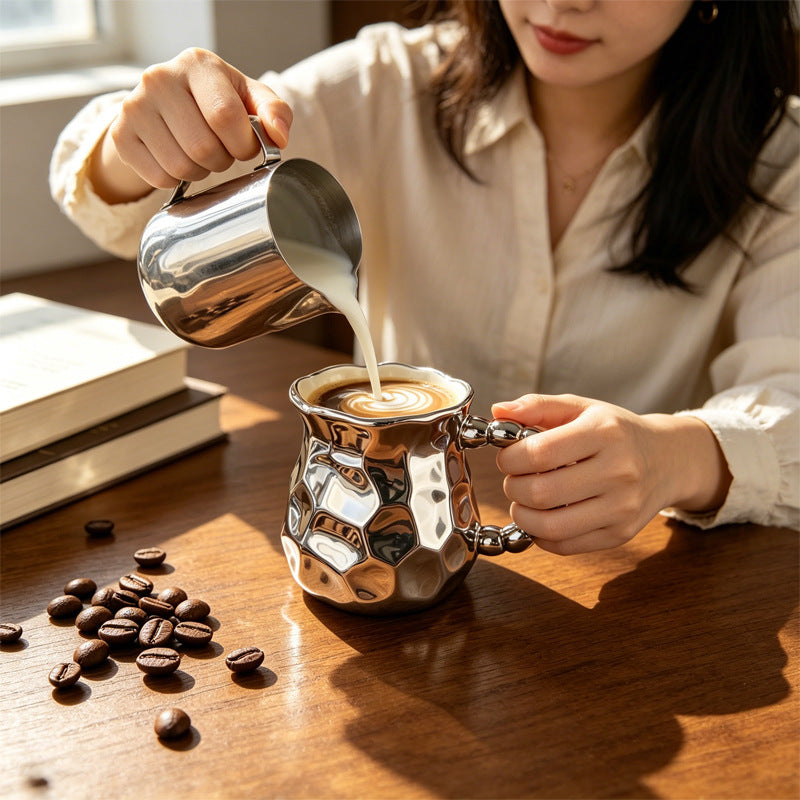 ceramic mug, high-end twist mug, home niche design, couple coffee cup, girl's drinking cup