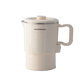 Travel portable water kettle 304 stainless steel foldable electric water kettle dormitory noodle cooking mini small cross-border strict