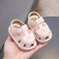new 0-1-2 year old leather baby shoes, korean style toddler single shoes, infant and children's shoes, first walker squeaky sandals