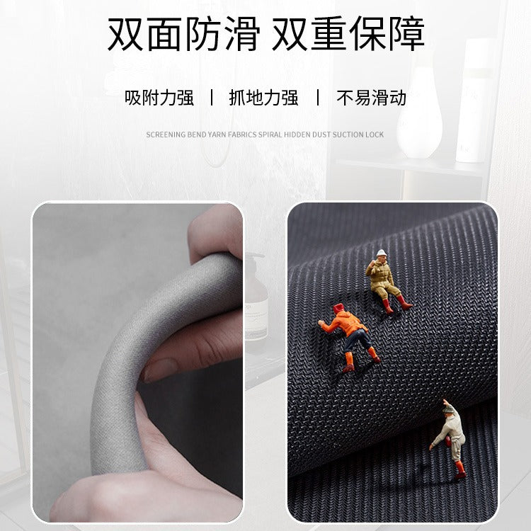 Solid color diatom mud floor mat bathroom quick-drying absorbent mat household upholstered mat bathroom square simple non-slip foot mat