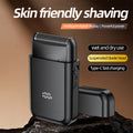 New reciprocating electric shaver - compact, portable, waterproof for car use, men's shaving, home shaving