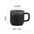 Mug nordic style gridscasual ceramic water cup large with lid coffee cup spoon creative milk cup wholesale
