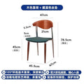 Used solid wood dining chair classy design living room dining table backrest for home foot pad retro popular big c chair dining chair