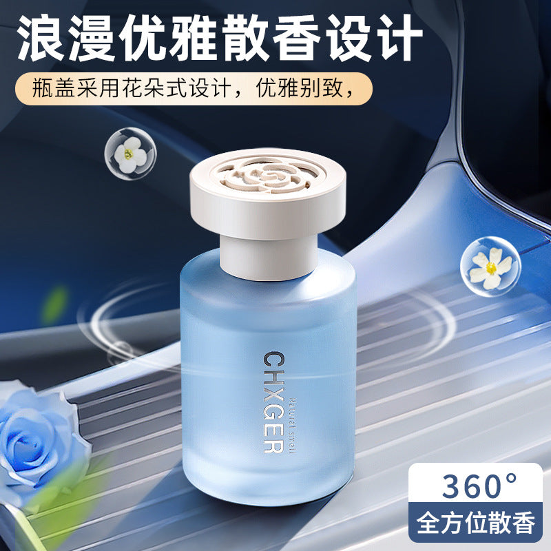 High-end car air freshener - premium car perfume for women, long-lasting light fragrance, dedicated car interior fragrance, odor eliminator, automotive accessories