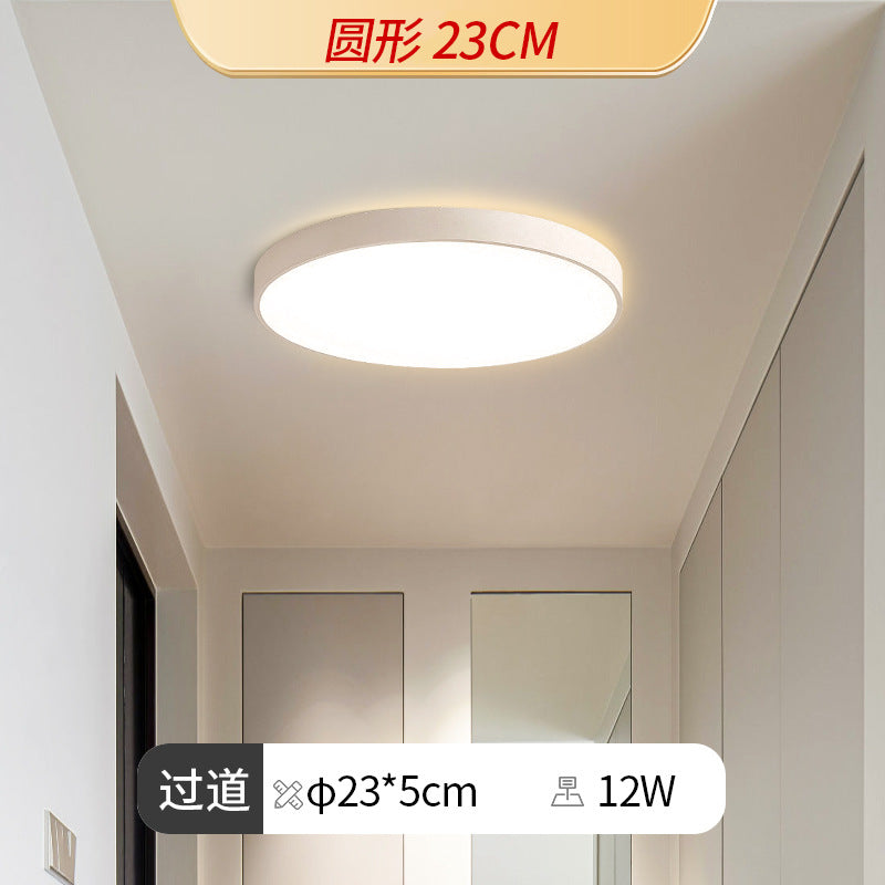 Ultra-thin ceiling light led bedroom light simple modern kitchen study balcony living room light Zhongshan Lighting Factory direct sales