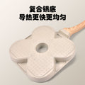 Customizable egg burger pan, multi-ply base non-stick mini breakfast pan, household four-hole flat bottom pan