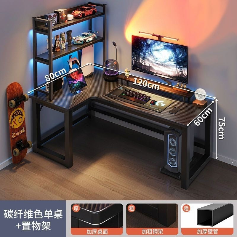Computer desk desktop home electric competition table and chair bedroom corner office table new chinoiserie large desk student study table