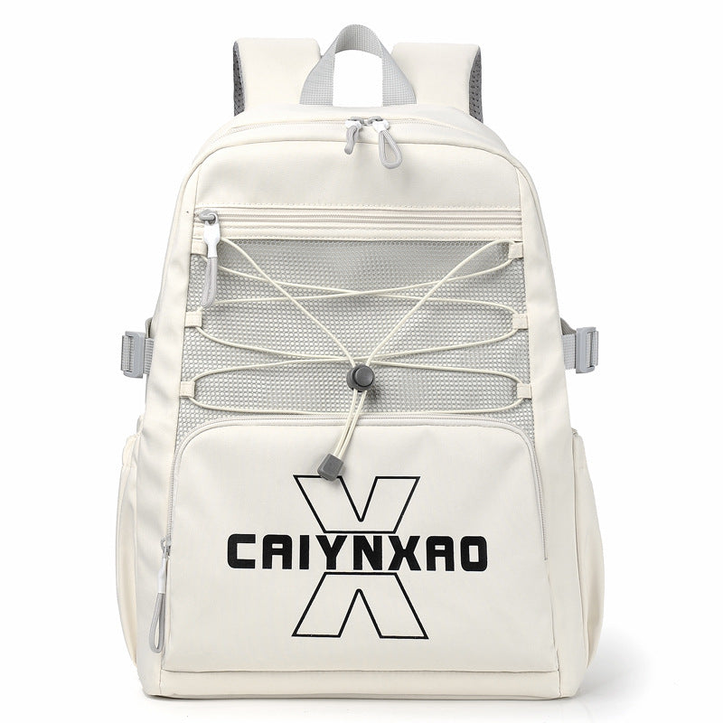 New junior high school schoolbag female student backpack waterproof large capacity high school schoolbag Korean version casual college student backpack