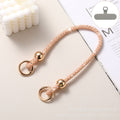 Korean-style ins round bead colorful diamond wrist strap bag charm phone chain wholesale - suitable for phone cases, earphone cases, and more