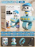 Kids smart ai voice dialogue learning to speak robot dog educational early education toy baby artificial electric puppy