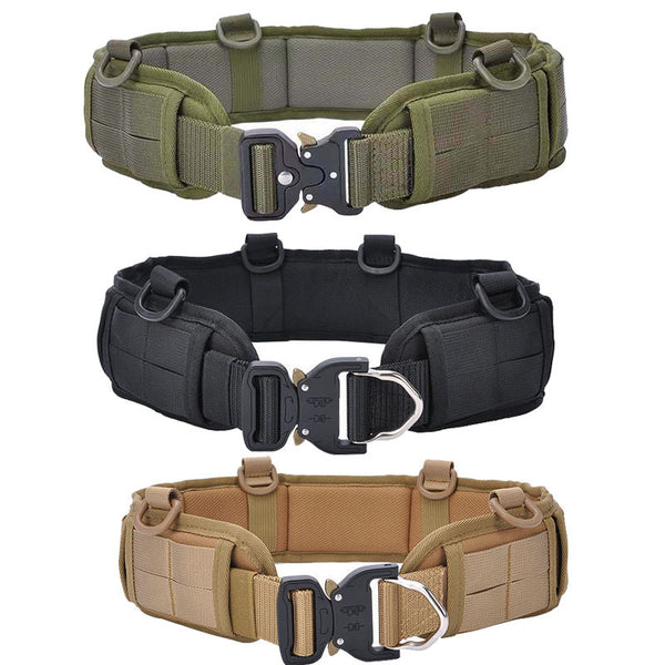 Tactical waist seal molle waist seal set quick pull thickened nylon belt, cobra outdoor multi-functional belt