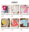 Kids clothing cross-border exclusive for european and american girls new arrival children's black and white suspender tops+pants children's clothing