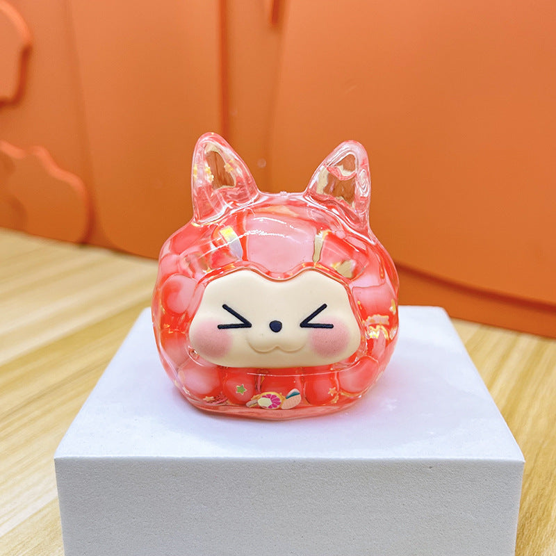 oversized three-dimensional quicksand KIKI shopping mall blind box figure desktop ornament car pendant DIY jewelry accessories