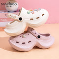 Women's clogs - 2025 summer new fashion, anti-slip, breathable, soft sole, odor-resistant, thick sole, height increasing sandals for outdoor wear
