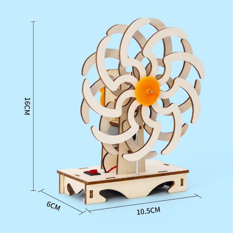 Science experiment vision persistence wonderful window magical window DIY materials children handmade educational toys students