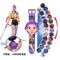 Bestselling zootopia kids' watch - judy hopps & nick wilde 24 pattern projection electronic watch - children's cartoon educational toy