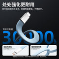240w dual-c data cable, silicone pure copper super fast charging, compatible with apple 17 and huawei fast charging, dual type-c charging cable